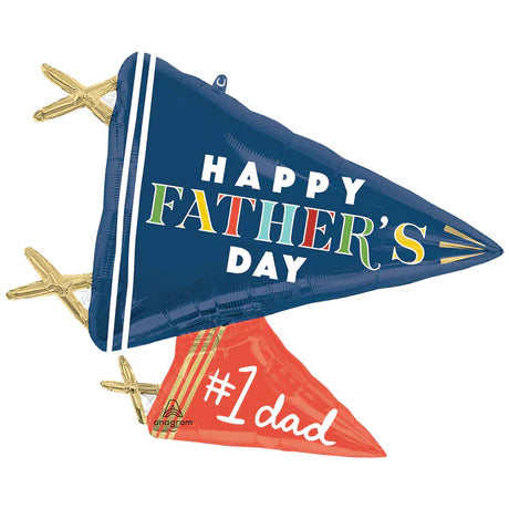 Anagram 28" Happy Father’s Day Pennants